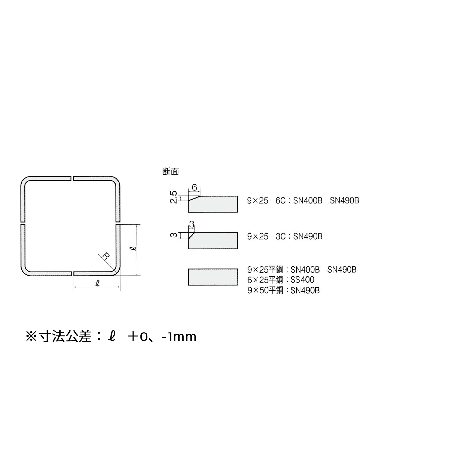 コラム裏当金　等辺Ｌ型_thume5