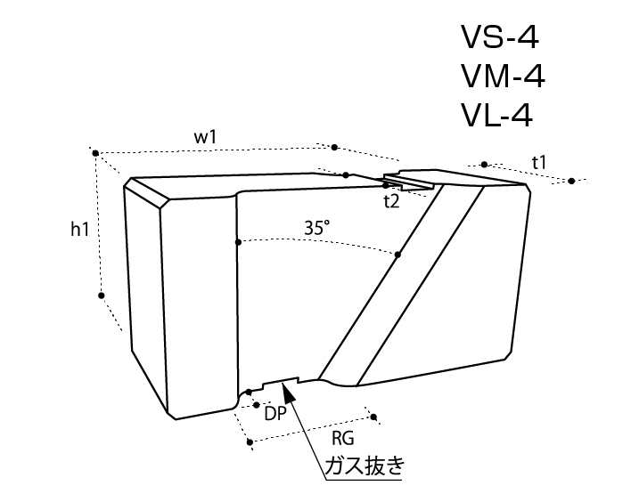 SUNOX　セラミックタブ　VL-4