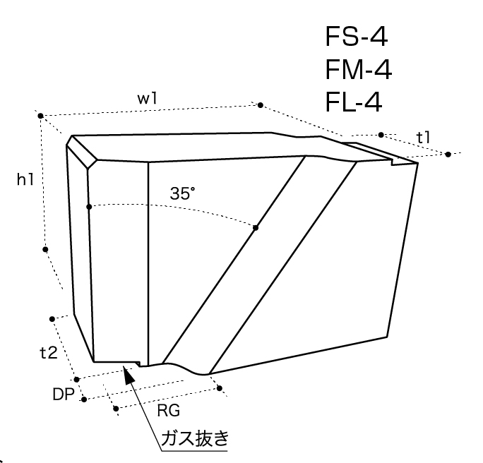 SUNOX　セラミックタブ　FS-4