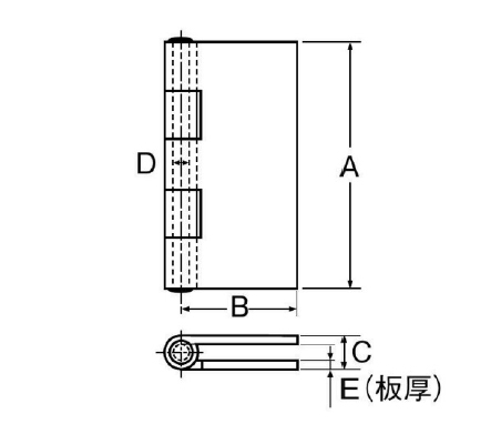 溶接丁番　鉄製_thume5