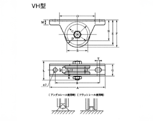 重量戸車　VH型_thume5